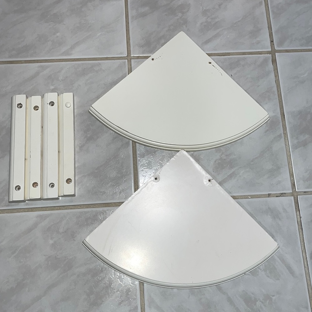 IKEA Corner shelves